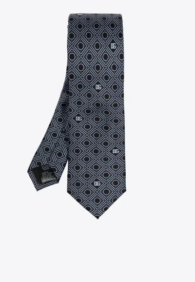 DOLCE & GABBANA SILK PATTERNED TIE