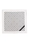 Dolce & Gabbana Geometric-pattern Silk Scarf In White