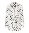 Dolce & Gabbana Polka-dot Long-sleeved Pajama Shirt In Multi
