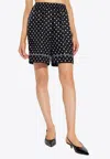 Dolce & Gabbana Elastic Waist Shorts In Black