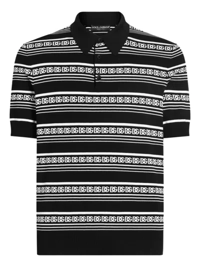 DOLCE & GABBANA SILK POLO
