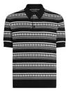 Dolce & Gabbana Knitted Polo Shirt With Short Sleeves In Multi