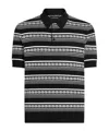 Dolce & Gabbana Knitted Polo Shirt With Short Sleeves In Black