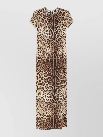 Dolce & Gabbana Silk Printed Maxi Dress