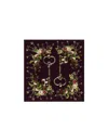 Dolce & Gabbana Silk Printed Scarf In Black