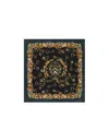 Dolce & Gabbana Silk Printed Scarf In Black