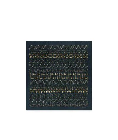 Dolce & Gabbana Silk Printed Scarf In Black