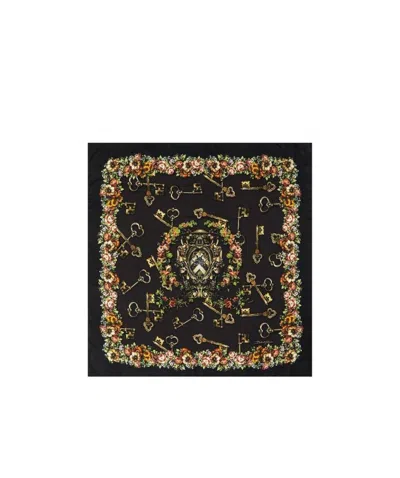 DOLCE & GABBANA SILK PRINTED SCARF
