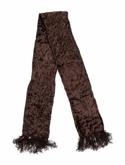 Pre-owned Dolce & Gabbana Silk Printed Scarf In Pink