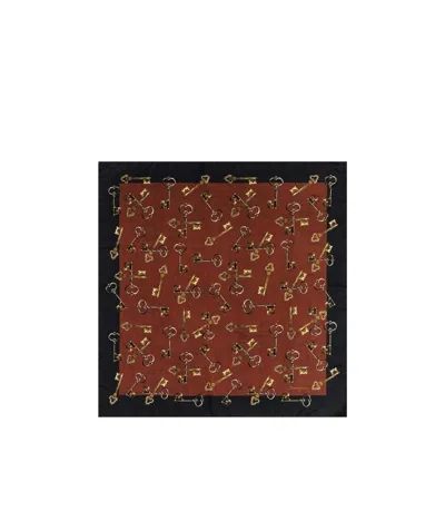 Dolce & Gabbana Silk Printed Scarf In Red
