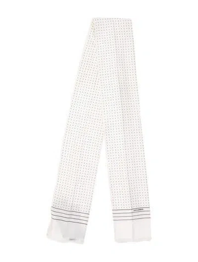 Pre-owned Dolce & Gabbana Silk Printed Shawl In Multi