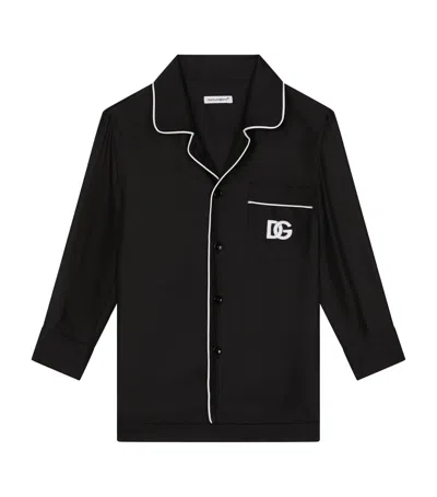 Dolce & Gabbana Kids' Silk Pyjama Shirt