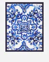 Dolce & Gabbana Silk Quilt Blanket Multicolor Unisex Onesize In Multicolor