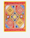 Dolce & Gabbana Silk Quilt Blanket In Multicolor