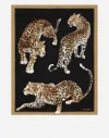 Dolce & Gabbana Silk Quilt Blanket In Multicolor