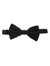 Dolce & Gabbana Patterned Silk Bow Tie In Black