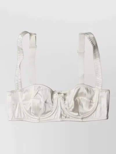 Dolce & Gabbana Silk Satin Underwire Bra Semi Padded Underwear
