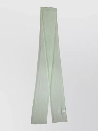 Dolce & Gabbana Silk Scarf In Green