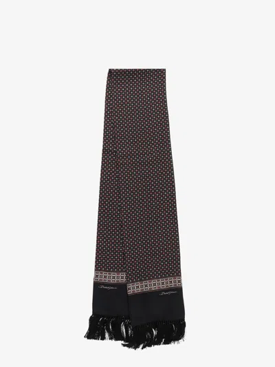 Dolce & Gabbana Silk Scarf In Black
