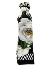 Dolce & Gabbana Floral Print Luxurious Silk Scarf In Multicolor