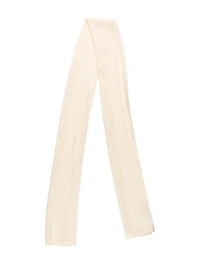 Pre-owned Dolce & Gabbana Silk Scarf In Neutral