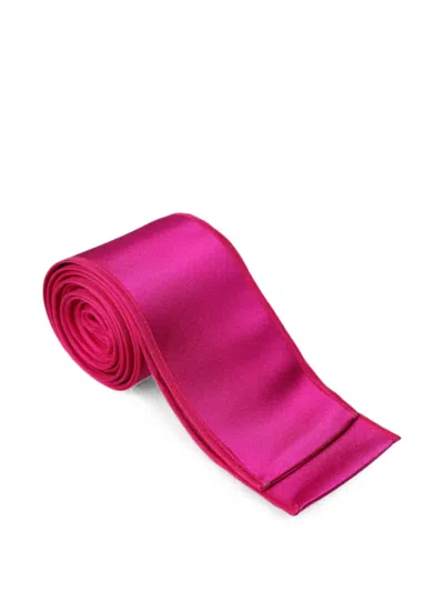 Dolce & Gabbana Silk Waist Women Belt Satin Ribbon In Pink
