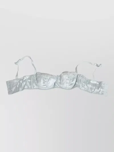 Dolce & Gabbana Silk Semi Padded Balconette Underwear Satin Bra