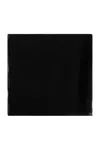 Dolce & Gabbana Chiffon Veil Silk Scarf In Nero