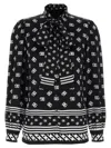 Dolce & Gabbana Silk Shirt With Bow Tie Detail