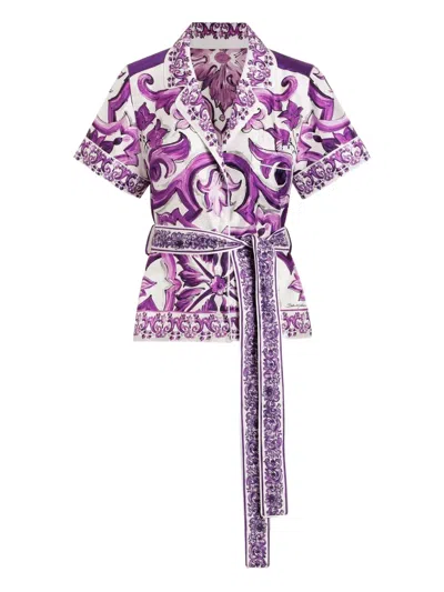 DOLCE & GABBANA SILK SHIRT