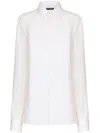Dolce & Gabbana White Silk Shirt