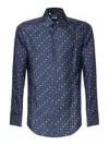Dolce & Gabbana Silk Shirt In Blue