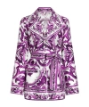 Dolce & Gabbana Pajama Shirt Sweaters And Cardigans Multicolor In Purple