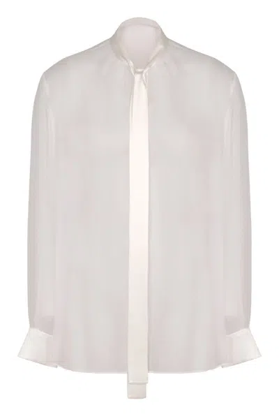 Dolce & Gabbana Silk Shirt In White
