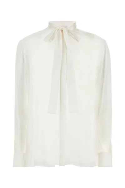 Dolce & Gabbana Silk Shirt In White