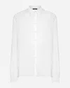 Dolce & Gabbana Silk Shirt In White
