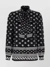 Dolce & Gabbana Silk Shirt With Bow Tie Detail