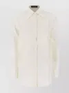 Dolce & Gabbana Silk Shirt With Buttoned Cuffs And Italian Collar