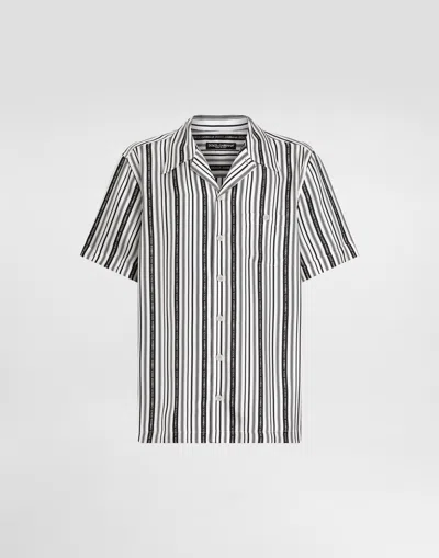 Dolce & Gabbana Silk Shirt With Tie Print