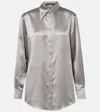 Dolce & Gabbana Silk Shirts In Grey