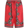 Dolce & Gabbana Bandanna-print Silk Shorts