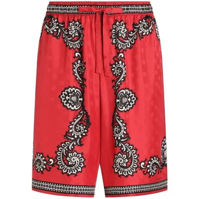 DOLCE & GABBANA SILK SHORTS