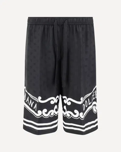 DOLCE & GABBANA SILK SHORTS