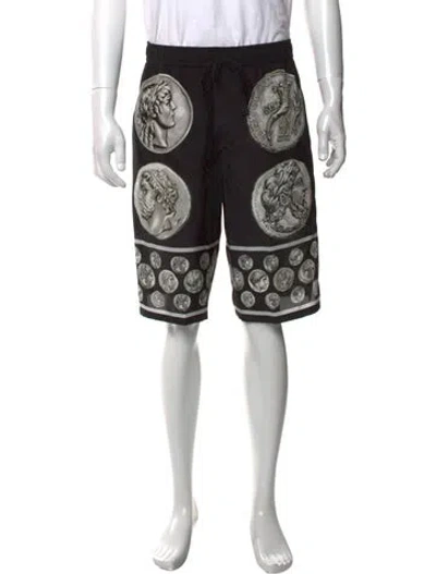 Pre-owned Dolce & Gabbana Silk Shorts In Black