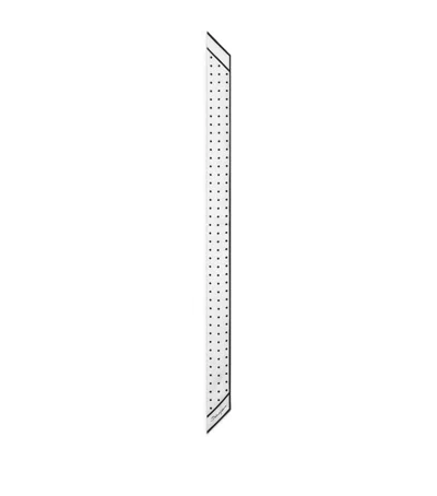Dolce & Gabbana Silk Skinny Scarf In White