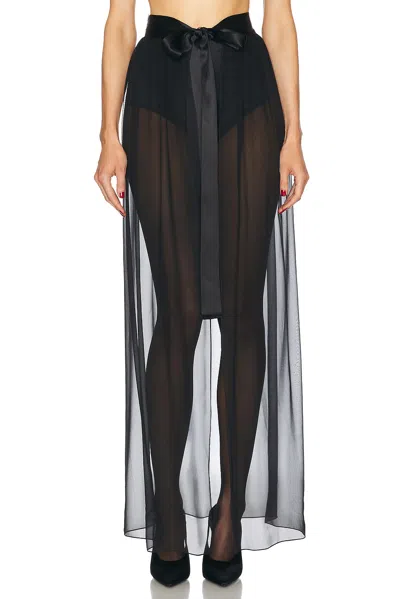 DOLCE & GABBANA SILK SKIRT