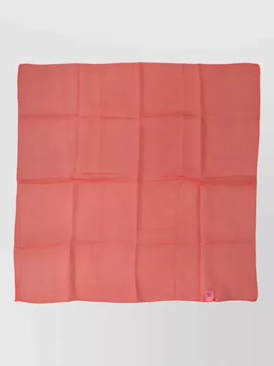Dolce & Gabbana Silk Square Scarf In Pink