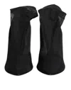Dolce & Gabbana Silk Stretch Mesh Sock Boot In Black