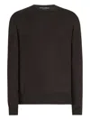 Dolce & Gabbana Silk T-shirt In Brown