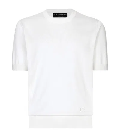 Dolce & Gabbana Silk T-shirt In Multi